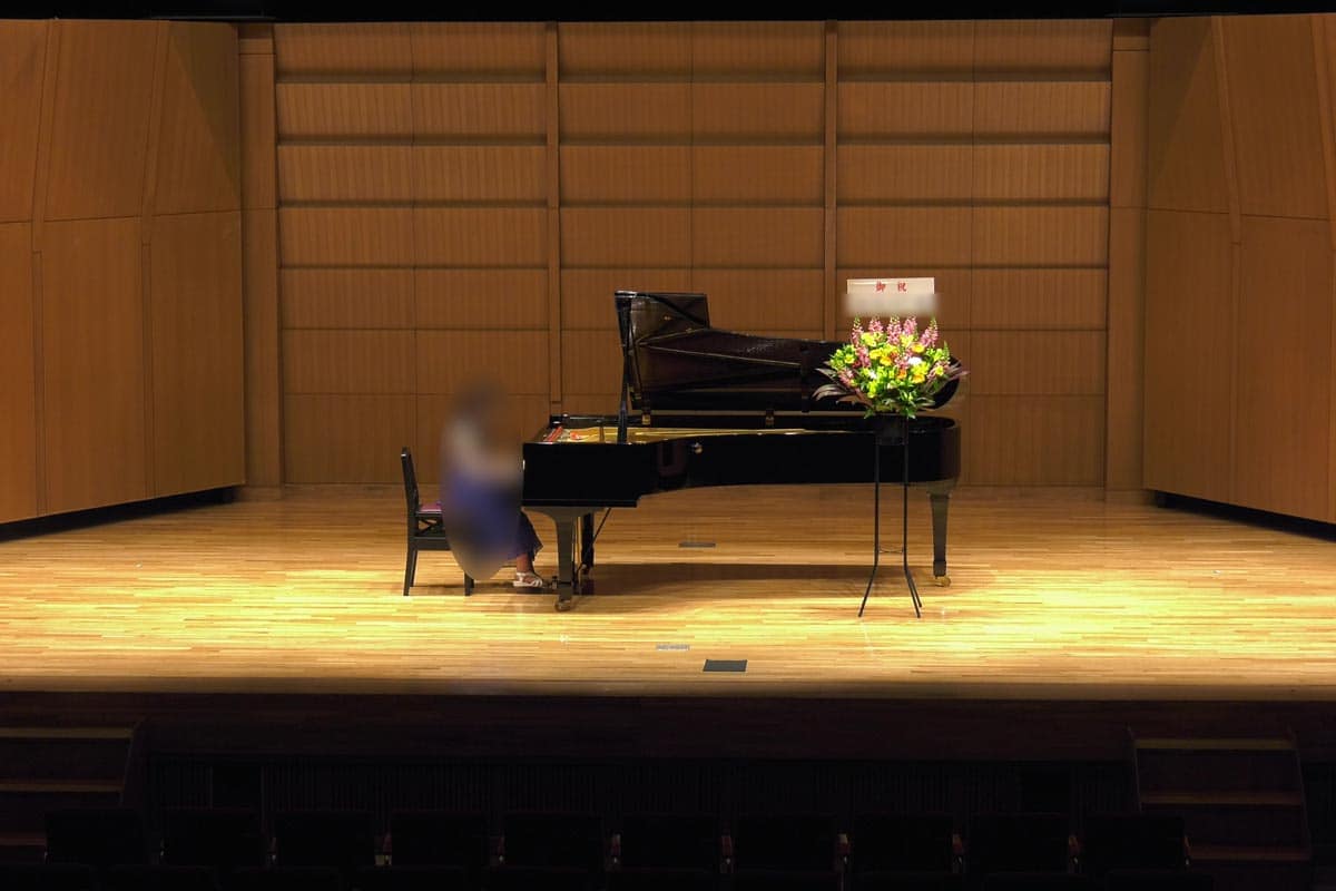 ピアノ発表会撮影